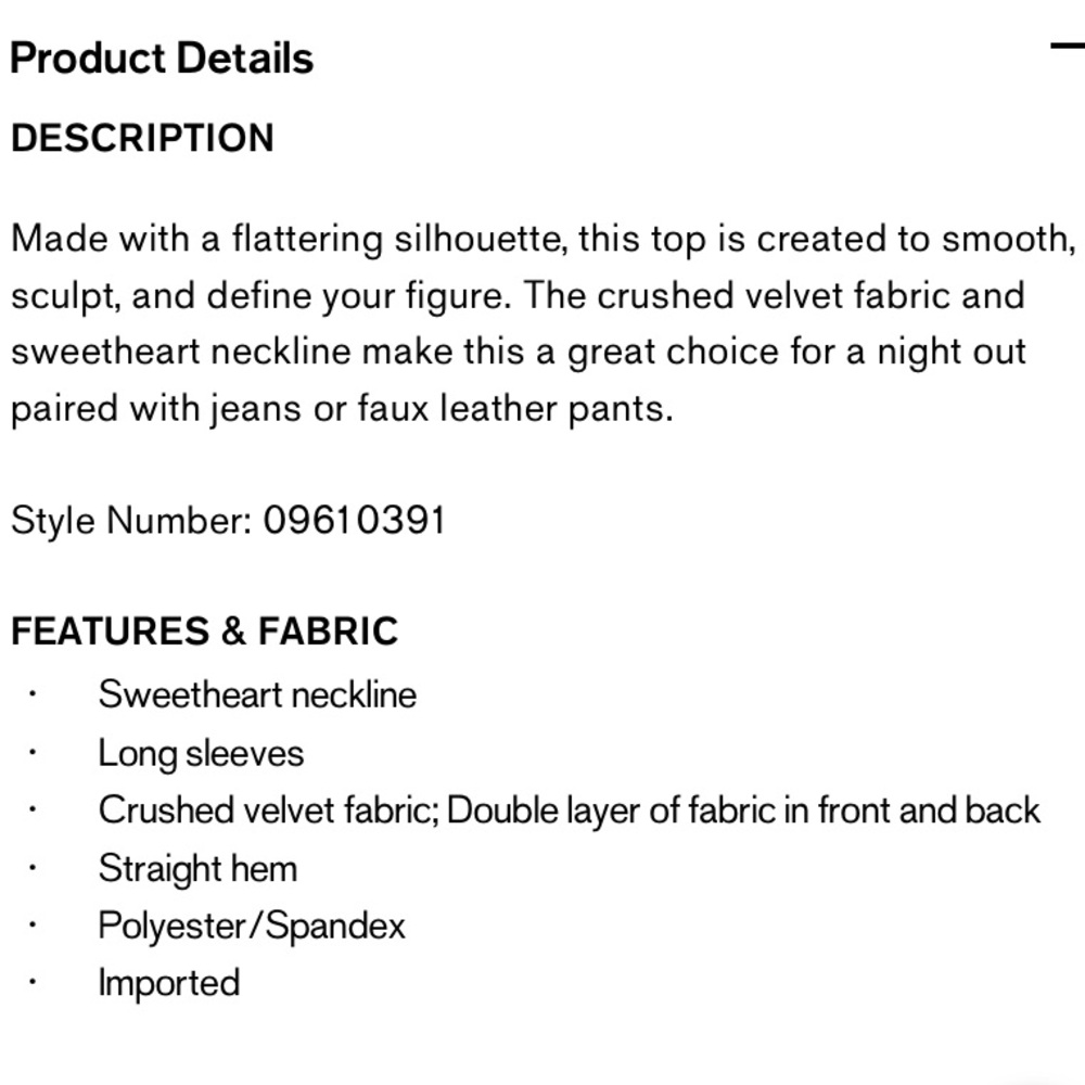 EXPRESS 🖤 Ribbed Sweetheart Neckline Long Sleeve Sweater - Picture 7 of 8